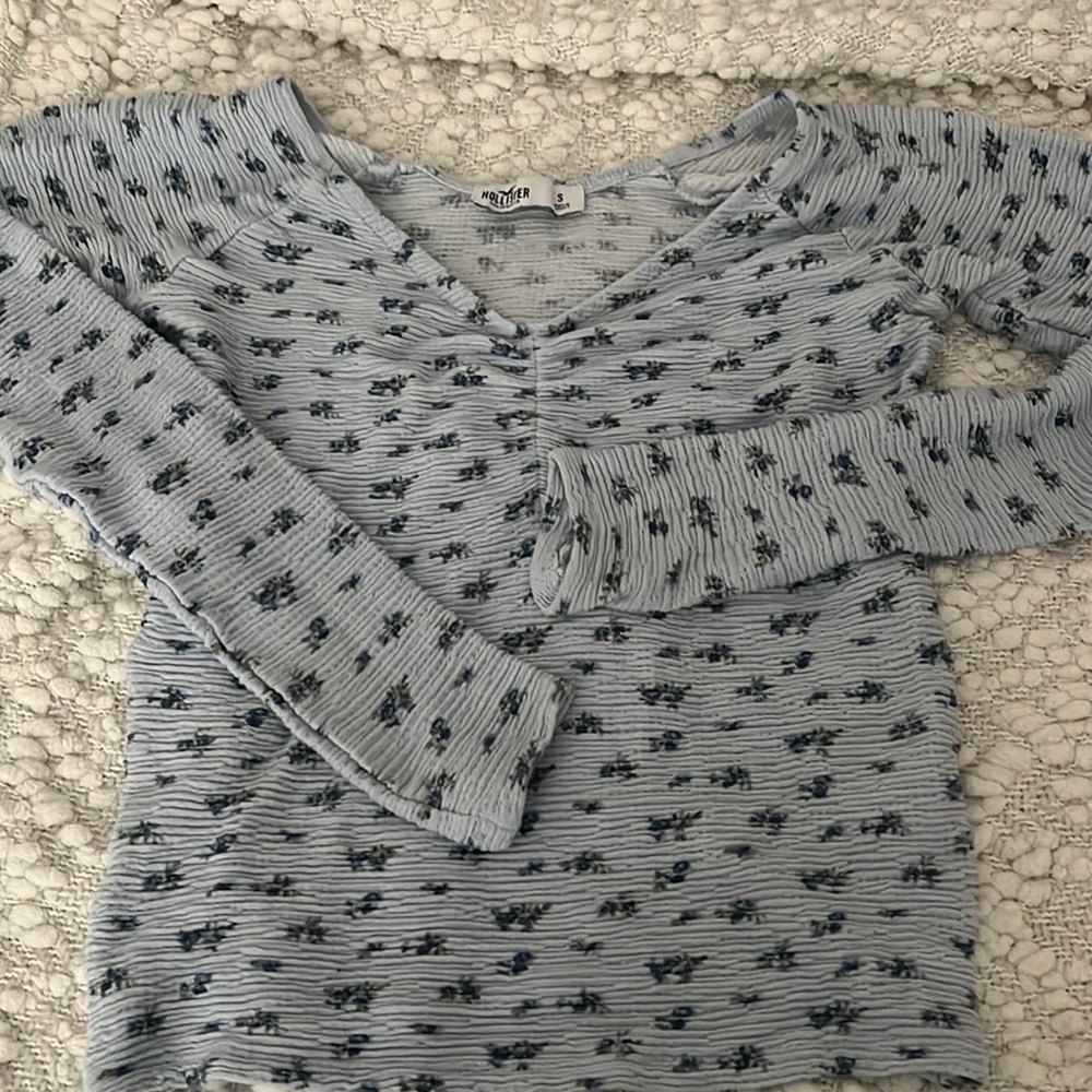 Blue hydrangea longsleeve
